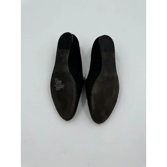 Nurture Womens Black Leather & Bovine Hair Reikel Loafers Size 8M - Picture 9 of 9